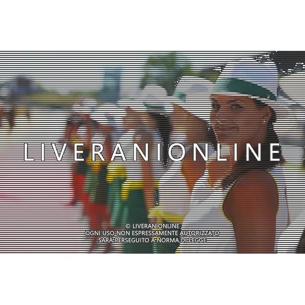 Grid girls on the drivers parade. 06.09.2015. Formula 1 World Championship, Rd 12, Italian Grand Prix, Monza, Italy, Race Day. AG ALDO LIVERANI SAS ONLY ITALY