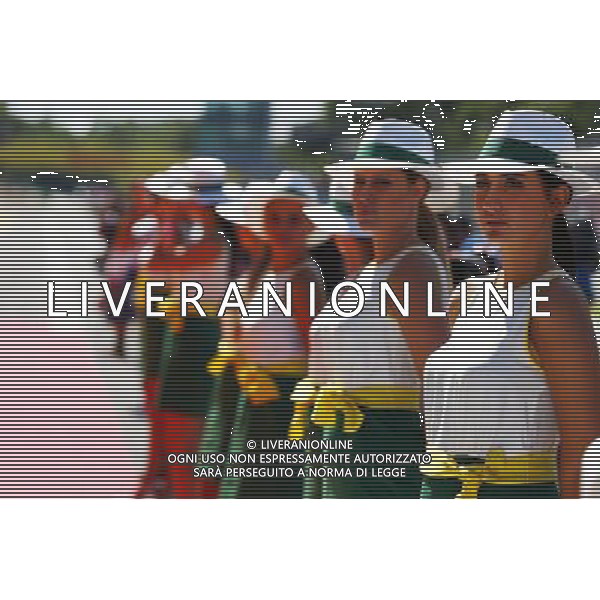 Grid girls on the drivers parade. 06.09.2015. Formula 1 World Championship, Rd 12, Italian Grand Prix, Monza, Italy, Race Day. AG ALDO LIVERANI SAS ONLY ITALY