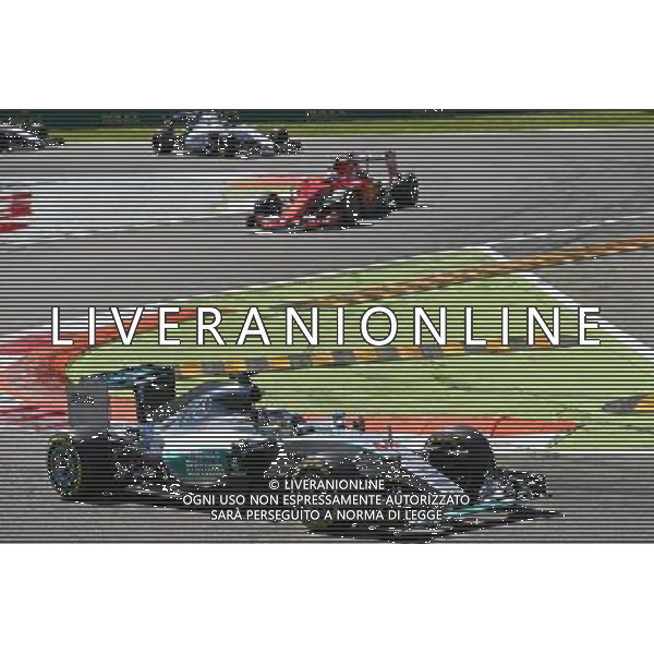 Lewis Hamilton (GBR) Mercedes AMG F1 W06. 06.09.2015. Formula 1 World Championship, Rd 12, Italian Grand Prix, Monza, Italy, Race Day. AG ALDO LIVERANI SAS ONLY ITALY