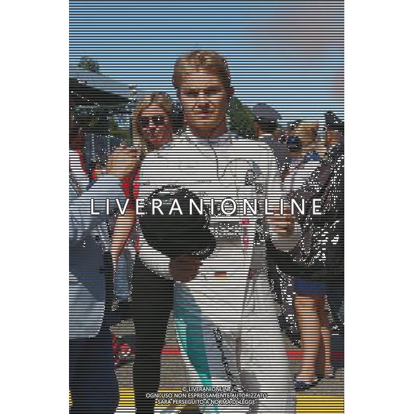 Nico Rosberg (GER) Mercedes AMG F1 on the grid. 06.09.2015. Formula 1 World Championship, Rd 12, Italian Grand Prix, Monza, Italy, Race Day. AG ALDO LIVERANI SAS ONLY ITALY