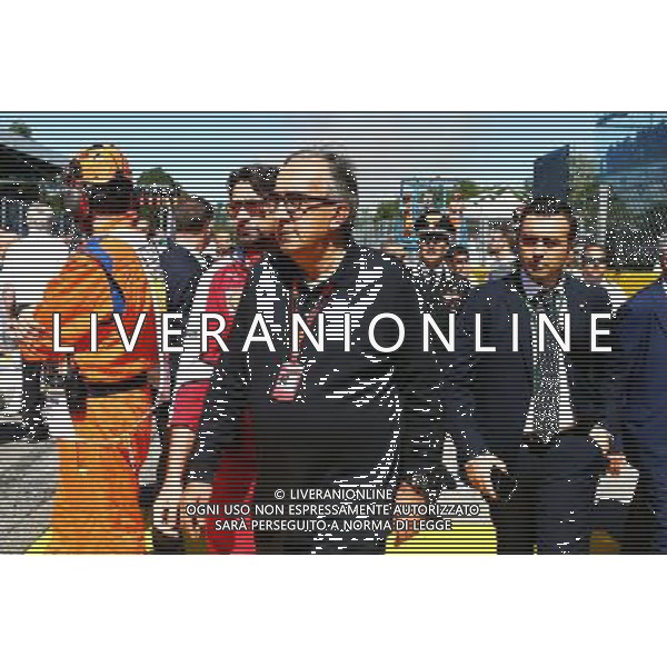 Sergio Marchionne (ITA), Ferrari President and CEO of Fiat Chrysler Automobiles on the grid. 06.09.2015. Formula 1 World Championship, Rd 12, Italian Grand Prix, Monza, Italy, Race Day. AG ALDO LIVERANI SAS ONLY ITALY