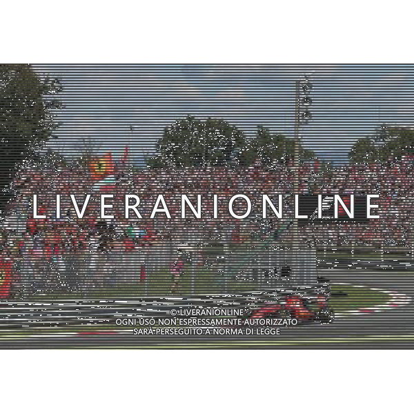 Sebastian Vettel (GER) Ferrari SF15-T. 06.09.2015. Formula 1 World Championship, Rd 12, Italian Grand Prix, Monza, Italy, Race Day. AG ALDO LIVERANI SAS ONLY ITALY