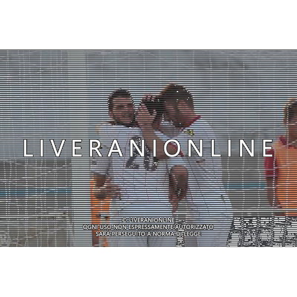 VIRTUS BASSANO-CREMONESE LEGA PRO 06-09-2015 NELLA FOTO ABBRACCI CREMONESE BRIGHENTI FOTO PAOLA GARBUIO-AG ALDO LIVERANI SAS