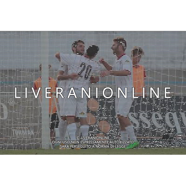 VIRTUS BASSANO-CREMONESE LEGA PRO 06-09-2015 NELLA FOTO ABBRACCI CREMONESE BRIGHENTI FOTO PAOLA GARBUIO-AG ALDO LIVERANI SAS