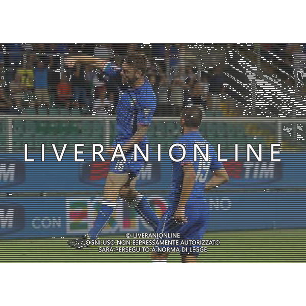 6-9-15 Palermo : italia - bulgaria Qualificazioni europei 2016 Nella foto: esultanza di de rossi dopo il gol GIUSEPPE SERGI/AG ALDO LIVERANI SAS 