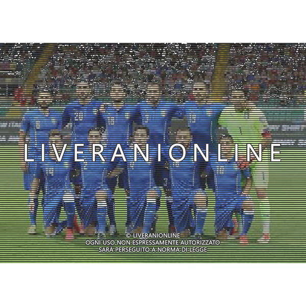 6-9-15 Palermo : italia - bulgaria Qualificazioni europei 2016 Nella foto: formazione dell\'italia GIUSEPPE SERGI/AG ALDO LIVERANI SAS 
