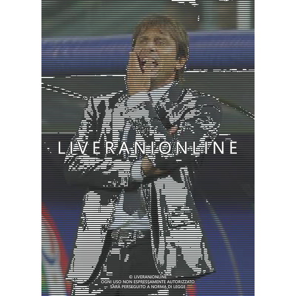 6-9-15 Palermo : italia - bulgaria Qualificazioni europei 2016 Nella foto: conte in panchina GIUSEPPE SERGI/AG ALDO LIVERANI SAS 