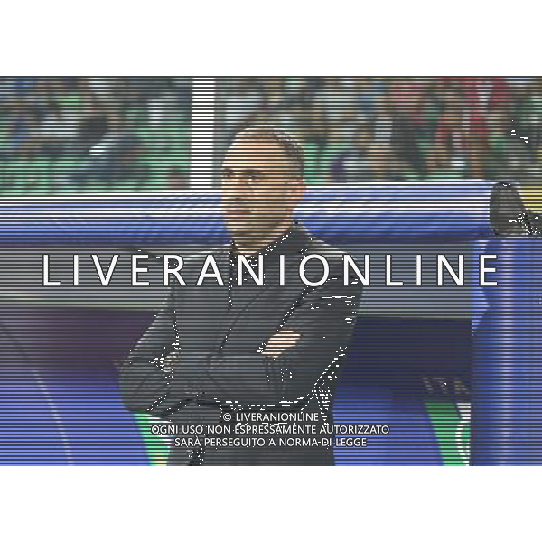 6-9-15 Palermo : italia - bulgaria Qualificazioni europei 2016 Nella foto: petev ivaylo in panchina GIUSEPPE SERGI/AG ALDO LIVERANI SAS 