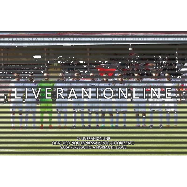 BASSANO 06-09-2015 LEGA PRO GIR. A 2015/2016 BASSANO-CREMONESE NELLA FOTO:FORMAZIONE CREMONESE FOTO GARBUIO/AG.ALDO LIVERANI