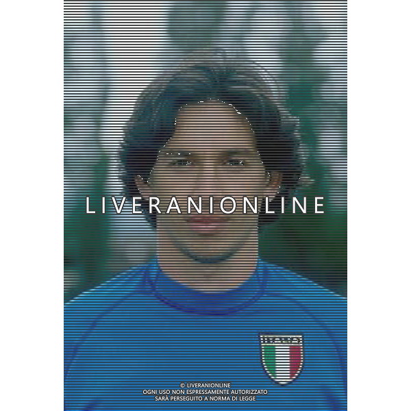 NAZIONALE ITALIANA CALCIO 2001/2002 NELLA FOTO ALBERTINI DEMETRIO FOTOSERVIZIO ALDO LIVERANI