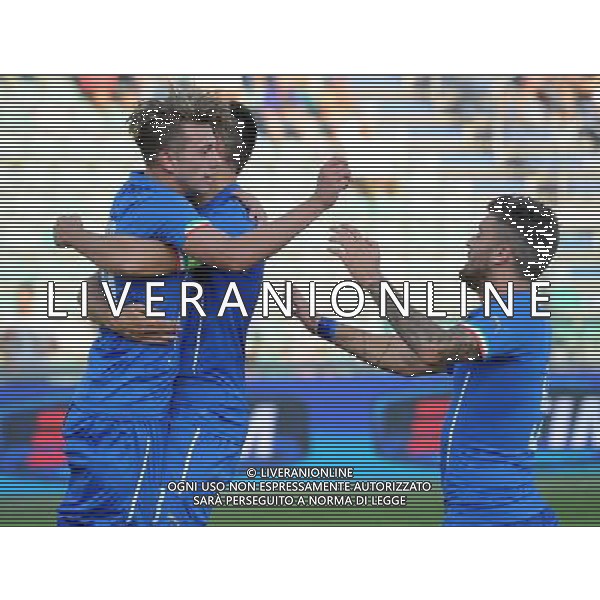 Qualificazioni ai Campionati Europei UEFA Under 21 Gruppo 2 Reggio Emilia - 08.09.2015 Italia-Slovenia Nella Foto:bernardeschi esulta /Ph.Vitez-Ag. Aldo Liverani