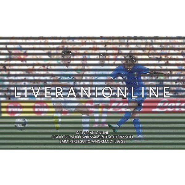 Qualificazioni ai Campionati Europei UEFA Under 21 Gruppo 2 Reggio Emilia - 08.09.2015 Italia-Slovenia Nella Foto:bernardeschi colpisce il palo /Ph.Vitez-Ag. Aldo Liverani