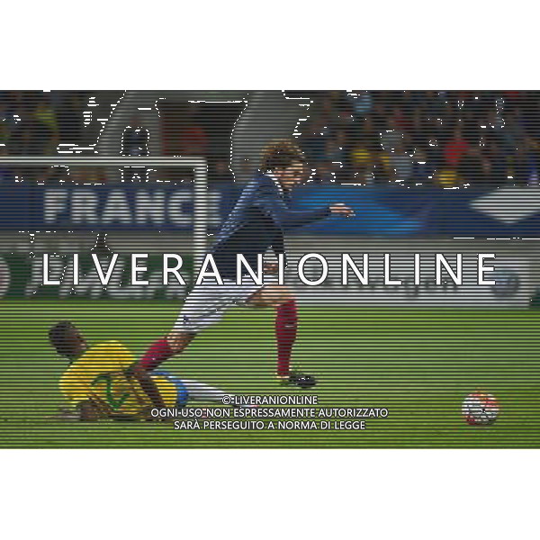 Adrien RABIOT / MAICON - 08.09.2015 - France / Bresil - Espoirs - Match amical 2015 Photo : Dave Winter / Icon Sport AG ALDO LIVERANI SAS ONLY ITALY