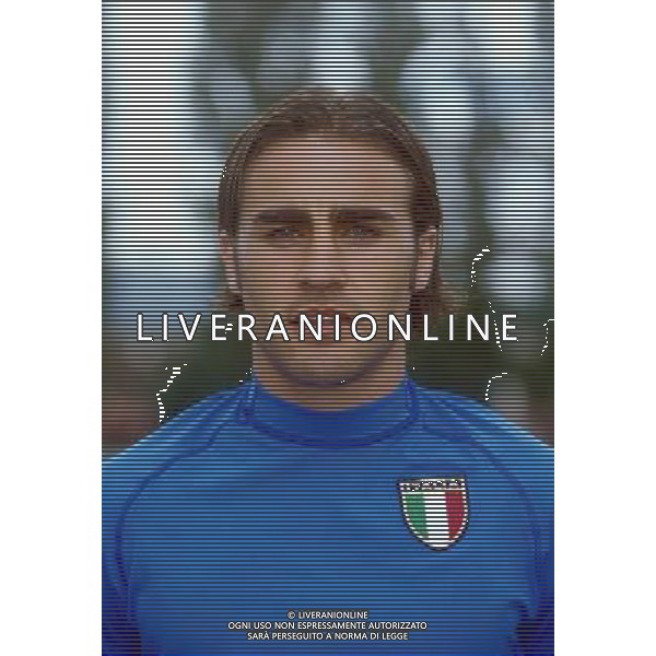 NAZIONALE ITALIANA CALCIO 2001/2002 NELLA FOTO CANNAVARO FABIO FOTOSERVIZIO ALDO LIVERANI