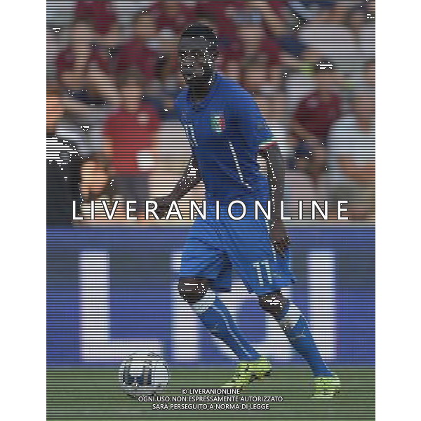 Qualificazioni ai Campionati Europei UEFA Under 21 Gruppo 2 Reggio Emilia - 08.09.2015 Italia-Slovenia Nella Foto:Boateng Kingsley /Ph.Vitez-Ag. Aldo Liverani