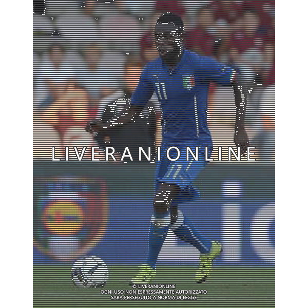 Qualificazioni ai Campionati Europei UEFA Under 21 Gruppo 2 Reggio Emilia - 08.09.2015 Italia-Slovenia Nella Foto:Boateng Kingsley /Ph.Vitez-Ag. Aldo Liverani