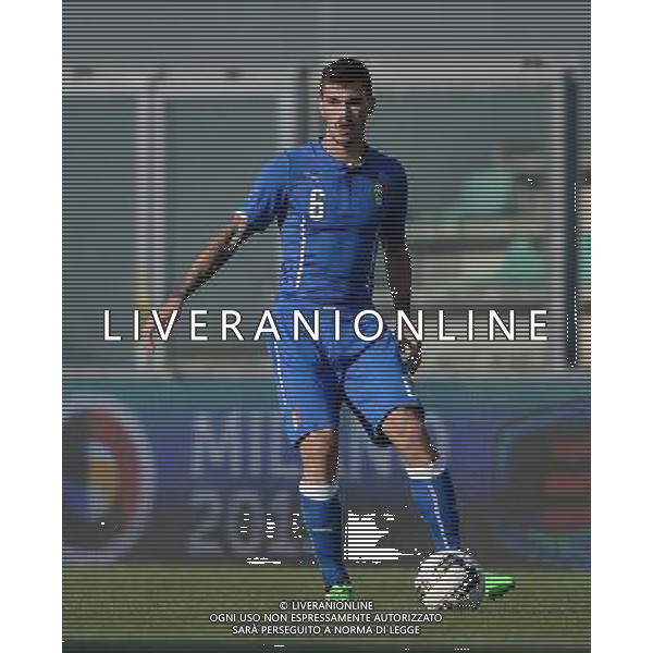 Qualificazioni ai Campionati Europei UEFA Under 21 Gruppo 2 Reggio Emilia - 08.09.2015 Italia-Slovenia Nella Foto:Romagnoli Alessio /Ph.Vitez-Ag. Aldo Liverani