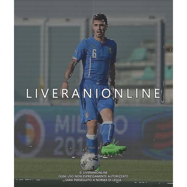 Qualificazioni ai Campionati Europei UEFA Under 21 Gruppo 2 Reggio Emilia - 08.09.2015 Italia-Slovenia Nella Foto:Romagnoli Alessio /Ph.Vitez-Ag. Aldo Liverani