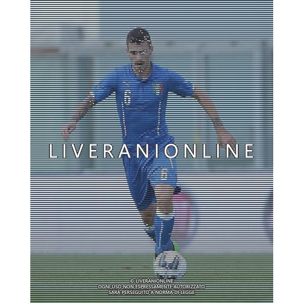 Qualificazioni ai Campionati Europei UEFA Under 21 Gruppo 2 Reggio Emilia - 08.09.2015 Italia-Slovenia Nella Foto:Romagnoli Alessio /Ph.Vitez-Ag. Aldo Liverani