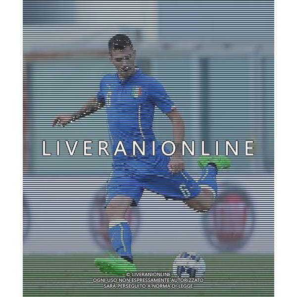 Qualificazioni ai Campionati Europei UEFA Under 21 Gruppo 2 Reggio Emilia - 08.09.2015 Italia-Slovenia Nella Foto:Romagnoli Alessio /Ph.Vitez-Ag. Aldo Liverani