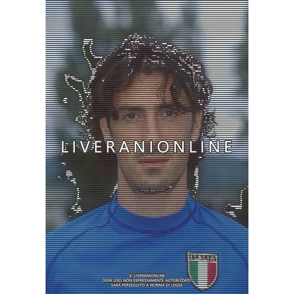 NAZIONALE ITALIANA CALCIO 2001/2002 NELLA FOTO DELVECCHIO MARCO FOTOSERVIZIO ALDO LIVERANI