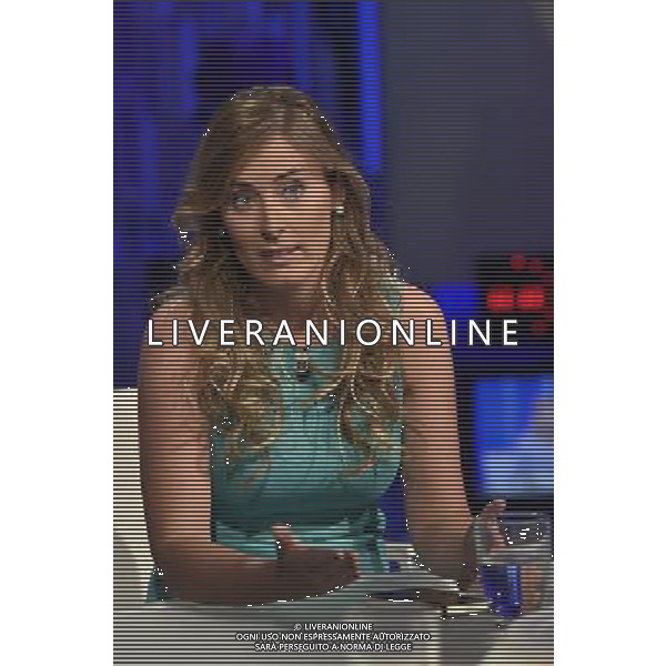 Roma - 08/09/2015 - Studi La7 - Trasmissione Tv â€œ Otto e mezzo \' - nella foto: Maria Elena Boschi / Ph. Fabrizio Corradetti - ag. Aldo Liverani sas