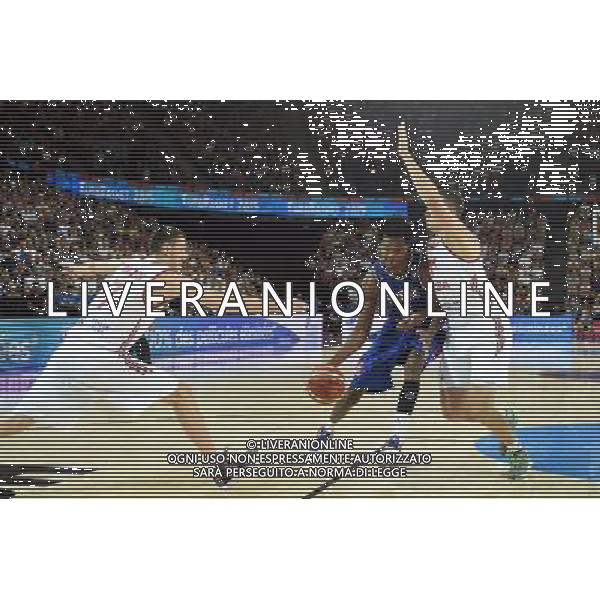 Charles Kahudi - 09.09.2015 - Russie / France - Euro Basket 2015 -Montpellier Photo : Alexandre Dimou / Icon Sport AG ALDO LIVERANI SAS ONLY ITALY