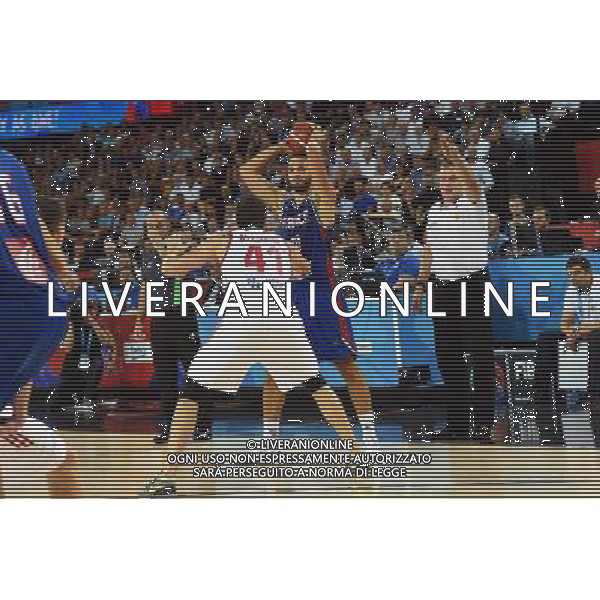 Evan Fournier - 09.09.2015 - Russie / France - Euro Basket 2015 -Montpellier Photo : Alexandre Dimou / Icon Sport AG ALDO LIVERANI SAS ONLY ITALY