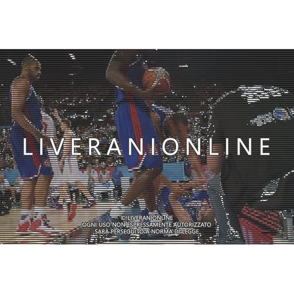Nando De Colo / Rudy Gobert / Nicolas Batum - 09.09.2015 - Russie / France - Euro Basket 2015 -Montpellier Photo : Alexandre Dimou / Icon Sport AG ALDO LIVERANI SAS ONLY ITALY