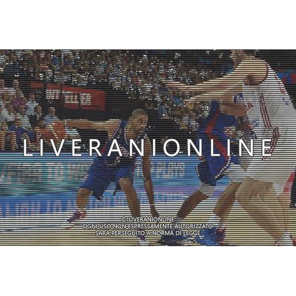 Nicolas Batum - 09.09.2015 - Russie / France - Euro Basket 2015 -Montpellier Photo : Alexandre Dimou / Icon Sport AG ALDO LIVERANI SAS ONLY ITALY