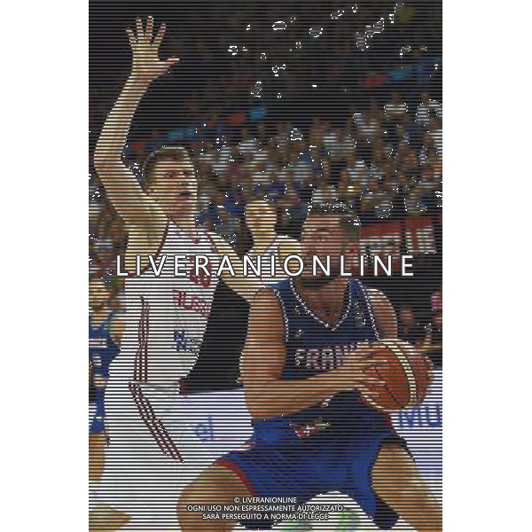 Joffrey Lauvergne - 09.09.2015 - Russie / France - Euro Basket 2015 -Montpellier Photo : Alexandre Dimou / Icon Sport AG ALDO LIVERANI SAS ONLY ITALY