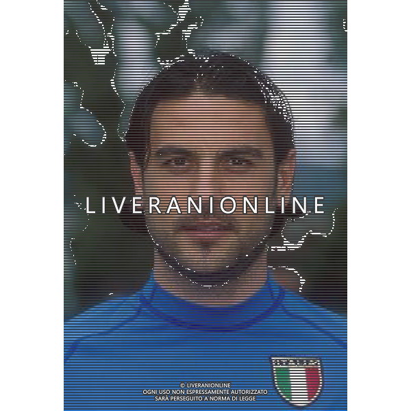 NAZIONALE ITALIANA CALCIO 2001/2002 NELLA FOTO FIORE STEFANO FOTOSERVIZIO ALDO LIVERANI