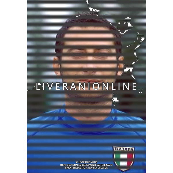NAZIONALE ITALIANA CALCIO 2001/2002 NELLA FOTO IULIANO MARK FOTOSERVIZIO ALDO LIVERANI