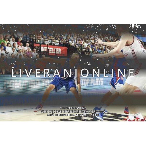Nicolas Batum - 09.09.2015 - Russie / France - Euro Basket 2015 -Montpellier Photo : Alexandre Dimou / Icon Sport AG ALDO LIVERANI SAS ONLY ITALY