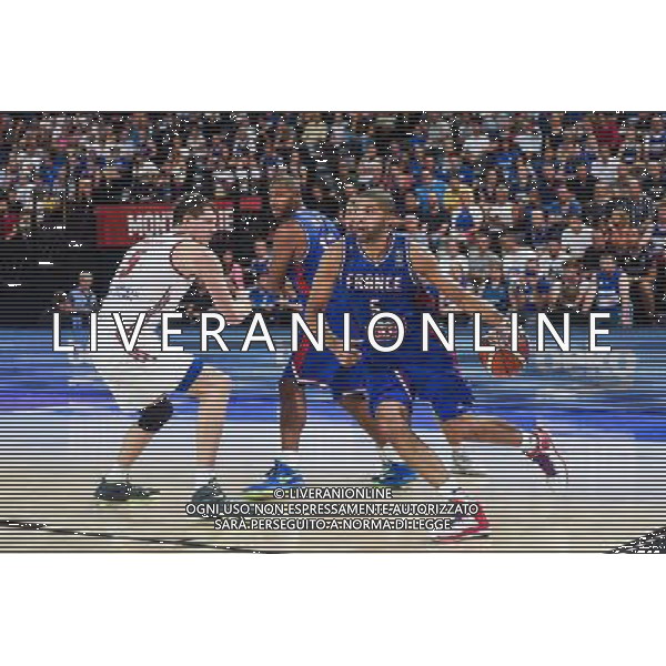Nicolas Batum - 09.09.2015 - Russie / France - Euro Basket 2015 -Montpellier Photo : Alexandre Dimou / Icon Sport AG ALDO LIVERANI SAS ONLY ITALY