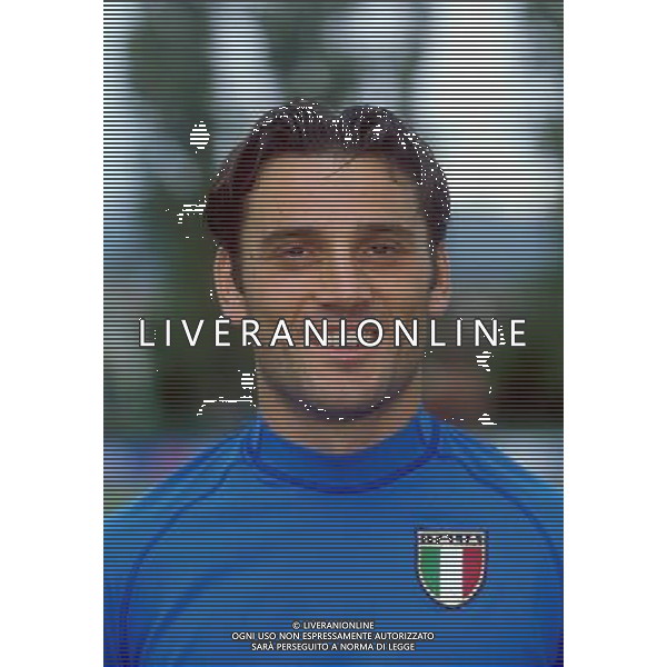 NAZIONALE ITALIANA CALCIO 2001/2002 NELLA FOTO MONTELLA VINCENZO FOTOSERVIZIO ALDO LIVERANI