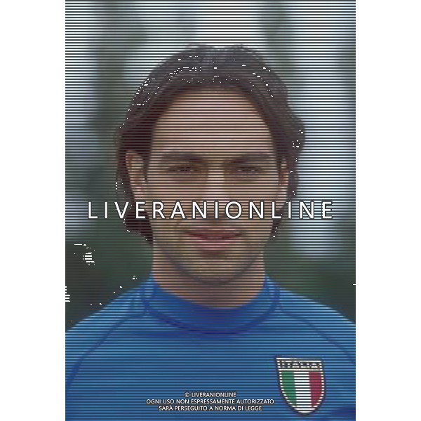 NAZIONALE ITALIANA CALCIO 2001/2002 NELLA FOTO NESTA ALESSANDRO FOTOSERVIZIO ALDO LIVERANI