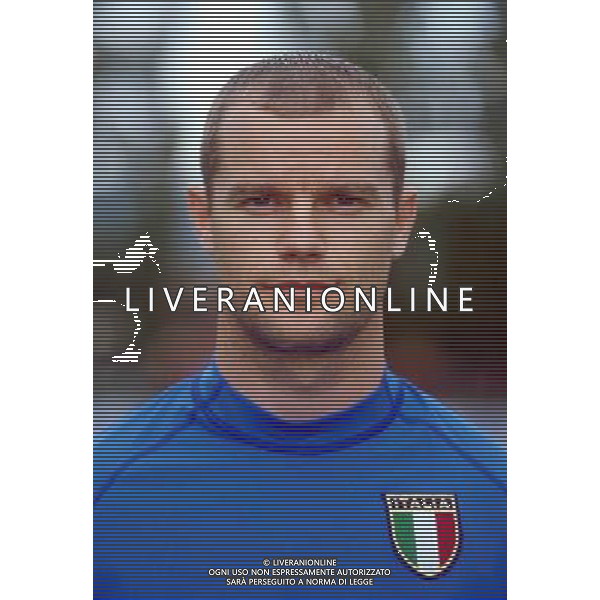 NAZIONALE ITALIANA CALCIO 2001/2002 NELLA FOTO PESSOTTO GIANLUCA FOTOSERVIZIO ALDO LIVERANI