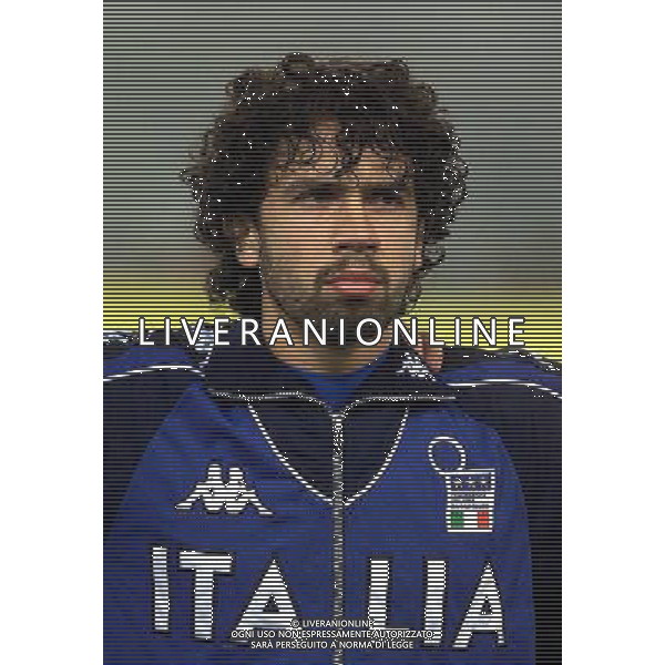 NAZIONALE ITALIANA CALCIO 2001/2002 NELLA FOTO TOMMASI DAMIANO FOTOSERVIZIO ALDO LIVERANI