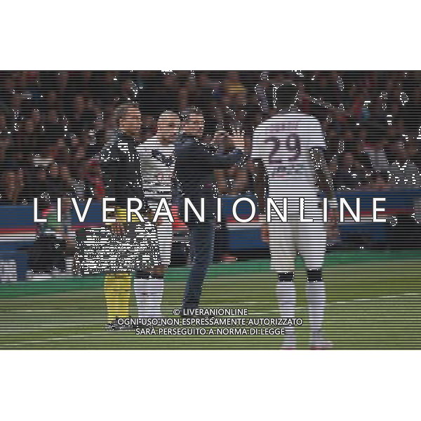 Milan GAJIC / Willy SAGNOL - 11.09.2015 - PSG / Bordeaux - 5eme journee Ligue 1 Photo : Nolwenn Le Gouic / Icon Sport AG ALDO LIVERANI SAS ONLY ITALY