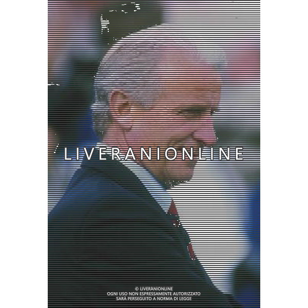 NAZIONALE ITALIANA CALCIO 2001/2002 NELLA FOTO TRAPATTONI GIOVANNI CT FOTOSERVIZIO ALDO LIVERANI