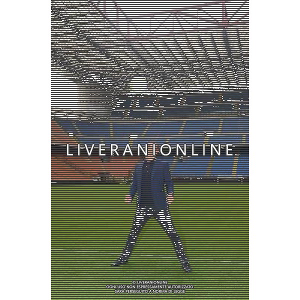 Milano stadio S.Siro photocall quelli che il calcio Nicola Savino FOTO ALDO GAZZANIGA-AG ALDO LIVERANI SAS