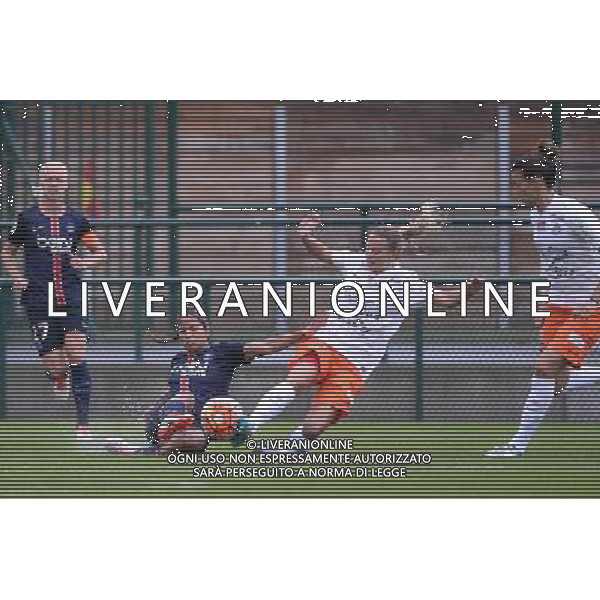 Shirley CRUZ / Sandie TOLETTI - 13.09.2015 - PSG / Montpellier - 1ere journee D1 Feminine Photo : Nolwenn Le Gouic / Icon Sport AG ALDO LIVERANI SAS ONLY ITALY