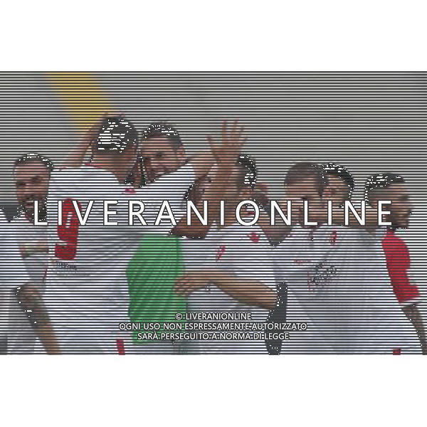 13-09-2015 PADOVA PRO PIACENZA LEGA PRO NELLA FOTO ABBRACCI PADOVA FOTO PAOLA GARBUIO-AG ALDO LIVERANI SAS