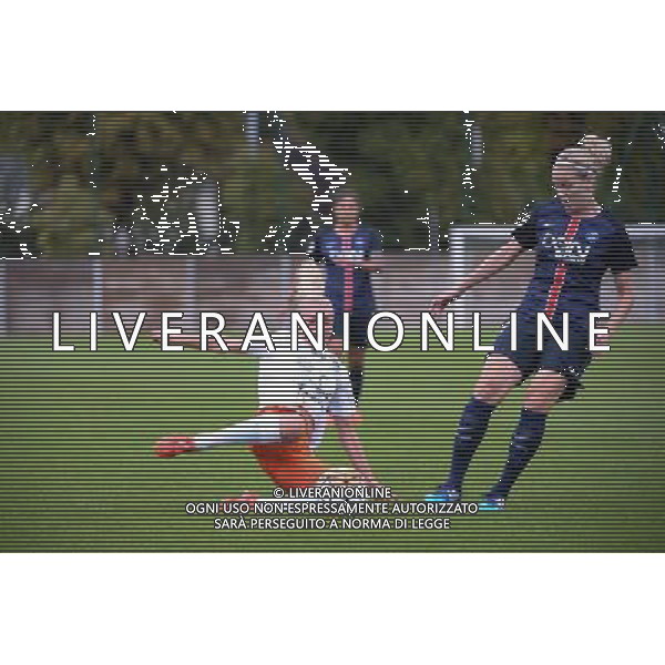 Lisa DAHLKVIST / Marion TORRENT - 13.09.2015 - PSG / Montpellier - 3eme journee D1 Feminine Photo : Nolwenn Le Gouic / Icon Sport AG ALDO LIVERANI SAS ONLY ITALY