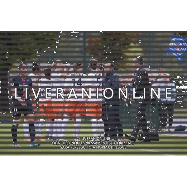 Jean Louis SAEZ - groupe Montpellier - 13.09.2015 - PSG / Montpellier - 3eme journee D1 Feminine Photo : Nolwenn Le Gouic / Icon Sport AG ALDO LIVERANI SAS ONLY ITALY