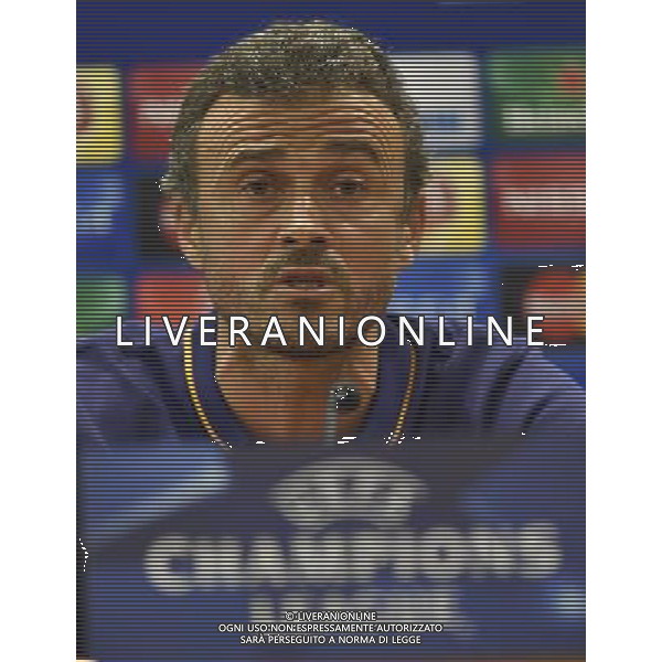 Roma - 15/09/2015 - Stadio Olimpico - Uefa Champions League 2015/2016 - Conferenza stampa e allenamento del Barcellona - nella foto: Luis Enrique / Ph Fabrizio Corradetti - Ag. Aldo Liverani sas