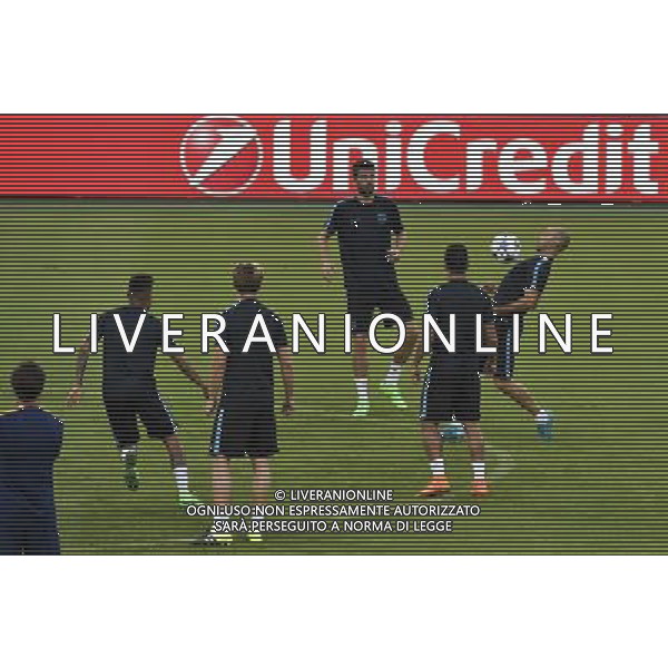 Roma - 15/09/2015 - Stadio Olimpico - Uefa Champions League 2015/2016 - Conferenza stampa e allenamento del Barcellona - nella foto: Allenamento dei giocatori del Barcellona / Ph Fabrizio Corradetti - Ag. Aldo Liverani sas