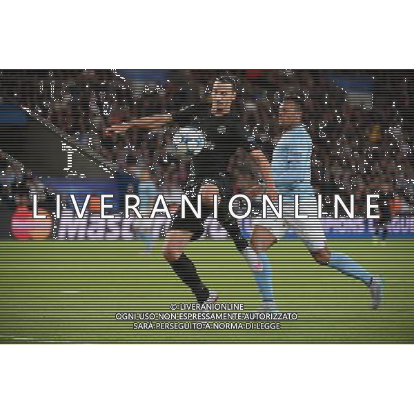 Zlatan IBRAHIMOVIC / Felipe CARVALHO - 15.09.2015 - PSG / Malmo - 1ere journee Champions League Photo : Nolwenn Le Gouic / Icon Sport /AGENZIA ALDO LIVERANI Sas - ITALY ONLY - EDITORIAL USE ONLY