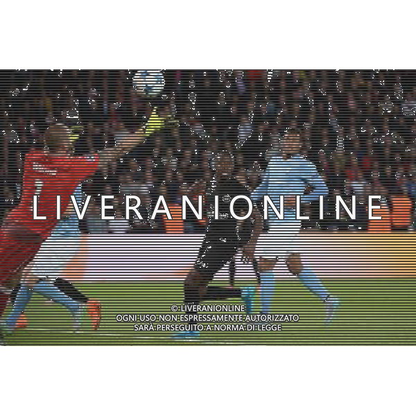 Blaise MATUIDI / Johan WILAND - 15.09.2015 - PSG / Malmo - 1ere journee Champions League Photo : Nolwenn Le Gouic / Icon Sport AG ALDO LIVERANI SAS ONLY ITALY